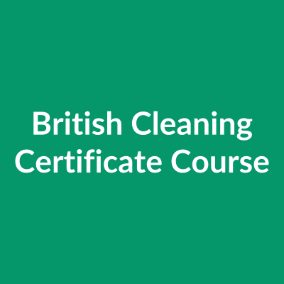 British Cleaning Certificate online course UK