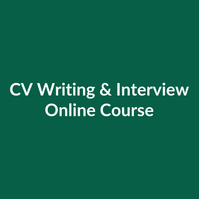 CV writing and interview skills course UK online training