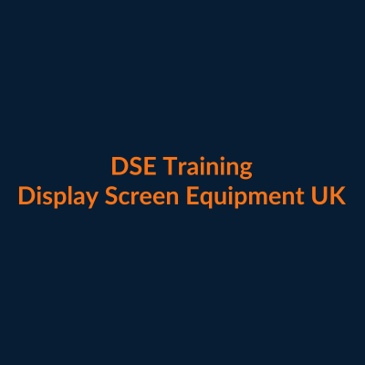 DSE Display Screen Equipment training online UK
