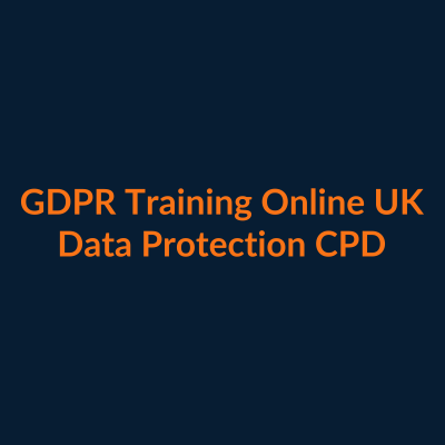 GDPR data protection CPD training online UK
