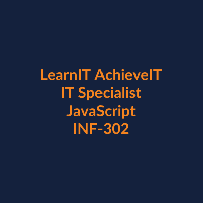 IT Specialist JavaScript Course UK INF-302