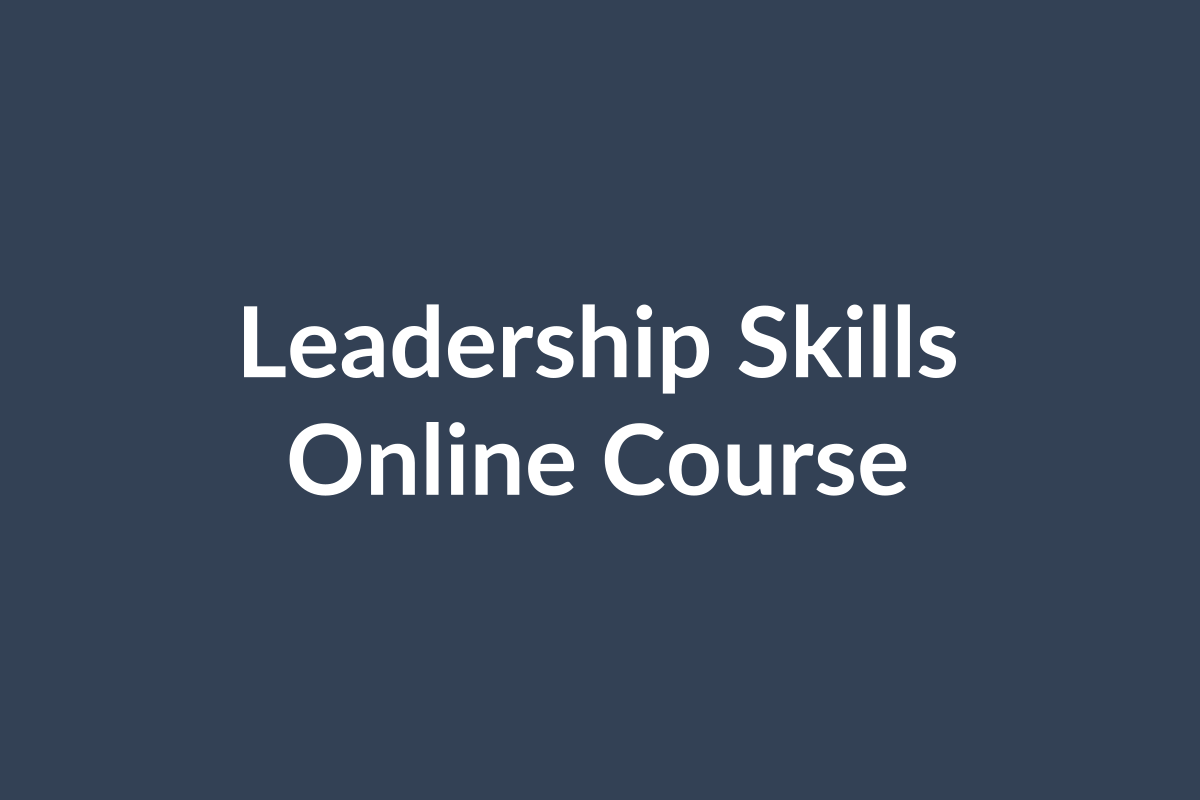 Leadership Skills course UK online management training