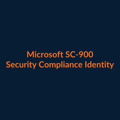 Microsoft SC-900 Security Compliance and Identity Fundamentals course UK