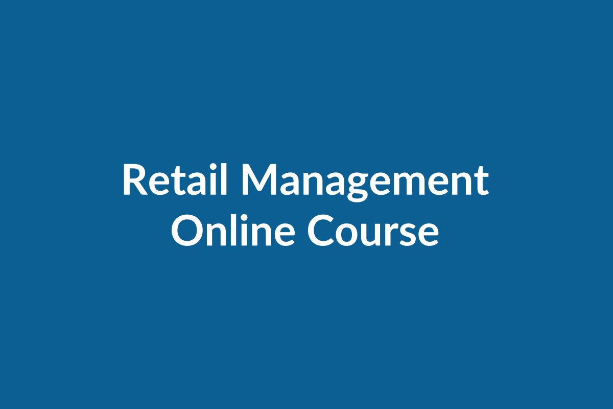 Retail Management course UK online training