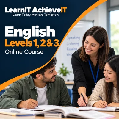 English Levels 1, 2 & 3 Online Course UK — LearnIT AchieveIT