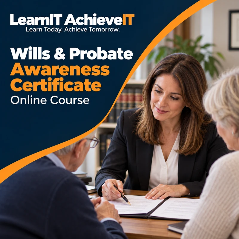 Wills & Probate Awareness Certificate Online Course UK — LearnIT AchieveIT
